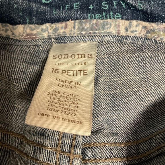 Sonoma Blue Casual Denim Shorts - Picture 5 of 6